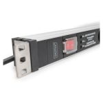 Digitus Regleta de enchufes con perfil de aluminio, protección contra sobrecarga, filtro de red integrado y 5 enchufes - SKU: DN-95433