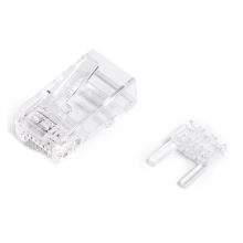 Conector Digitus X-ML-6AU-IMP RJ45 transparente para cableado de red, SKU X-ML-6AU-IMP