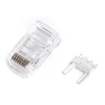 Conector Digitus X-ML-6AU-IMP RJ45 transparente para cableado de red, SKU X-ML-6AU-IMP
