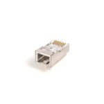 Conector RJ45 Digitus X-ML-6F-EZ en colores gris y transparente para soluciones de cableado de red