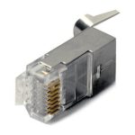 Conector RJ45 Digitus X-ML-6F-OD-IMP en color gris, ideal para cableado estructurado y conexiones de red de alta calidad