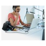 D-Link DUB-2335 base para portátil y replicador de puertos USB Tipo C en color gris con conexiones alámbricas, SKU DUB-2335