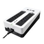 Eaton sistema de alimentación ininterrumpida (UPS) modelo 3S700I, en espera u offline con capacidad de 0,7 kVA y 420 W, cuenta con 8 salidas AC