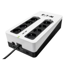 Sistema de Alimentación Ininterrumpida Eaton 3S850F, Standby, 0,85 kVA 510W, modelo SKU 3S850F, con 8 salidas AC. UPS confiable para mantener sus dispositivos electrónicos en funcionamiento.