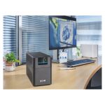 Sistema de alimentación ininterrumpida Eaton 5E Gen2 1200 USB, línea interactiva, 1,2 kVA, 660 W, con 4 salidas AC. Modelo SKU 5E1200UI