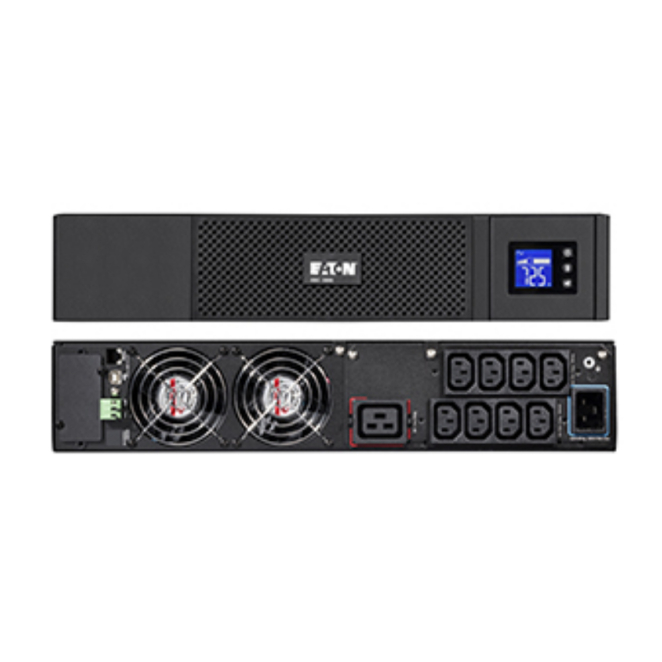 Eaton UPS línea interactiva 3 kVA 9 salidas AC Sistema de alimentación ininterrumpida Eaton 5SC 3000I RT2U, 3 kVA, 2700 W, 9 salidas AC, SKU 5SC3000IRT.