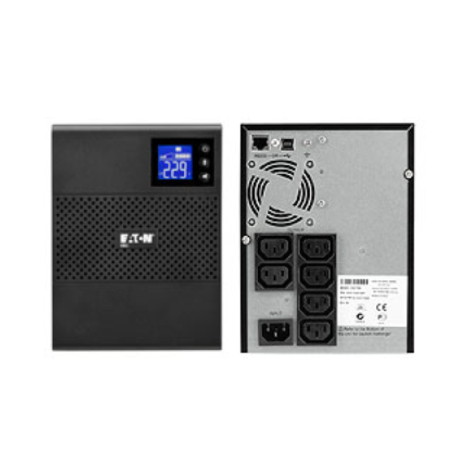 Eaton sistema de alimentación ininterrumpida con 6 salidas AC 0,75 kVA Eaton 5SC750i sistema de alimentación ininterrumpida UPS de 0,75 kVA y 525 W con 6 salidas AC, SKU 5SC750i
