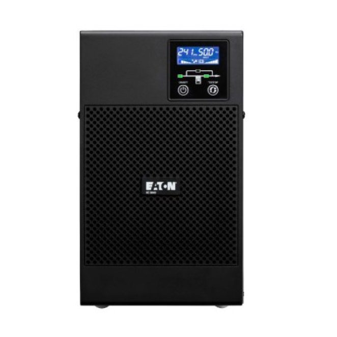 Eaton 9E UPS Doble Conversión 1 kVA 800 W 4 Salidas AC Eaton 9E sistema de alimentación ininterrumpida UPS con doble conversión en línea, 1 kVA y 800 W, SKU 9E1000I