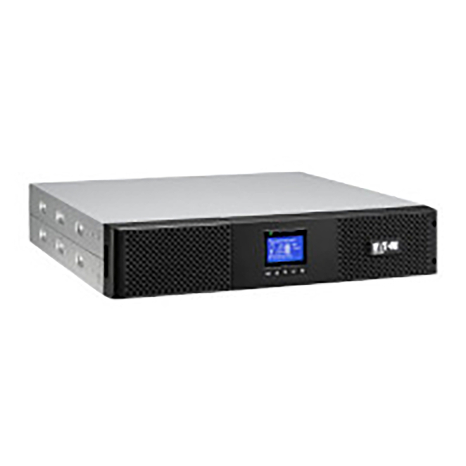 Eaton UPS Sistema de Alimentación Ininterrumpida 3 kVA 2700 W Sistema de alimentación ininterrumpida Eaton 9SX con capacidad de 3 kVA y 2700 W, modelo de doble conversión con 9 salidas AC. SKU: 9SX3000IR