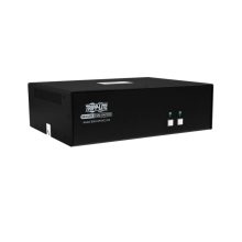 Interruptor KVM Tripp Lite B002-DP2AC2-N4 con 2 puertos DisplayPort para conexiones múltiples en color negro