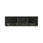 Interruptor KVM Tripp Lite B002-DP2AC2-N4 con 2 puertos DisplayPort para conexiones múltiples en color negro