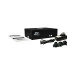 Interruptor KVM Tripp Lite B002-DP2AC2-N4 con 2 puertos DisplayPort para conexiones múltiples en color negro