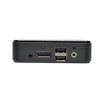 Interruptor KVM de Tripp Lite, modelo B004-DP2UA2-K, color negro, con puertos USB y DisplayPort