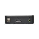 Interruptor KVM de Tripp Lite, modelo B004-DP2UA2-K, color negro, con puertos USB y DisplayPort