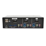 Interruptor KVM Tripp Lite B004-DPUA2-K Negro, USB Dual, SKU B004-DPUA2-K