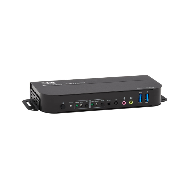 Tripp Lite KVM HDMI USB de 2 Puertos con 4K 60 Hz y HDR Tripp Lite KVM HDMI USB de 2 Puertos, 4K 60 Hz, HDR, HDCP 2.2, IR, Compartido de USB, con Cables USB 3.0. SKU: B005-HUA2-K