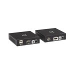 Extensor de consola KVM HDBaseT HDMI Tripp Lite B013-HU-4K con 2 puertos USB, resolución 4K a 30 Hz y alcance de 40 metros para 4K y 70 metros para 1080p