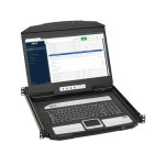 Tripp Lite B021-SWHD-K consola de rack de 47 cm (18.5 pulgadas), 1920 x 1080 Pixeles, hecha de metal y plástico negro, tamaño 1U, SKU B021-SWHD-K