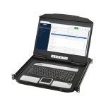 Tripp Lite B021-SWHD-K consola de rack de 47 cm (18.5 pulgadas), 1920 x 1080 Pixeles, hecha de metal y plástico negro, tamaño 1U, SKU B021-SWHD-K