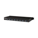 Tripp Lite B024-DPU08 interruptor KVM de montaje en rack con 8 puertos y diseño negro