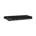 Tripp Lite B024-DPU08 interruptor KVM de montaje en rack con 8 puertos y diseño negro