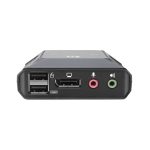 Interruptor KVM Tripp Lite B032-DPUA2 en color negro con conexión DisplayPort, modelo B032-DPUA2