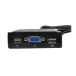 Cable KVM de 2 Puertos Tripp Lite B032-VU2 con conexión USB y VGA, ideal para compartir periféricos