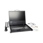 Tripp Lite B070-016-19 KVM de Consola Cat5 Netcommander de 16 Puertos para Instalar en Rack con pantalla LCD de 19 pulgadas