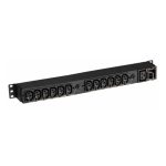 Unidad de distribución de energía Eaton EFLX12I, 1U, 13 salidas AC en color negro, SKU EFLX12I