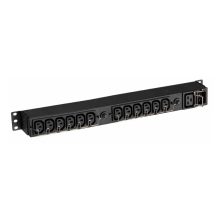 Unidad de distribución de energía Eaton EFLX12I, 1U, 13 salidas AC en color negro, SKU EFLX12I