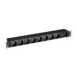 Eaton FlexPDU 8 FR, unidad de distribución de energía con 9 salidas AC, 1U, color negro, SKU EFLX8F