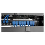 Cable Ethernet (UTP) Patch Moldeado Cat6 Gigabit de Tripp Lite con conector RJ45 en ángulo recto hacia abajo, color azul, longitud de 0.91 metros. SKU: N204-003-BL-DN