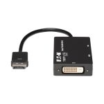 Tripp Lite P136-06N-HDV-4K Adaptador Convertidor Todo en Uno DisplayPort a VGA/DVI/HDMI, DP ver 1.2, 4K 30 Hz HDMI, SKU P136-06N-HDV-4K