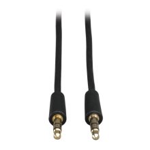Tripp Lite P312-006 Cable de Audio Mini Estéreo de 3.5 mm para Micrófonos, Bocinas y Audífonos (M/M), 1.83 m [6 pies]