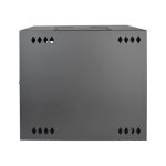 Gabinete Tripp Lite Smartrack 10U de bajo perfil para instalación en pared con ajuste de profundidad del interruptor, ventana de acrílico transparente y parte posterior abisagrada. SKU: SRW10USG