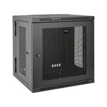 Gabinete Tripp Lite SRW12USDP SmartRack de 12U para UPS Profundos, para instalar en pared con respaldo abisagrado. SKU: SRW12USDP