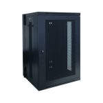Gabinete Tripp Lite Smartrack 18U para instalación en pared con profundidad ajustada y parte posterior abisagrada, SKU SRW18US
