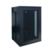 Gabinete Tripp Lite Smartrack 18U para instalación en pared con profundidad ajustada y parte posterior abisagrada, SKU SRW18US
