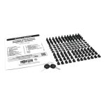 Tripp Lite Gabinete Smartrack 18U, bajo perfil, para instalación en pared, con ventana de acrílico y parte posterior con bisagras. SKU: SRW18USG