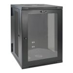 Tripp Lite Gabinete Smartrack 18U, bajo perfil, para instalación en pared, con ventana de acrílico y parte posterior con bisagras. SKU: SRW18USG
