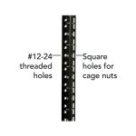 Tripp Lite SRW6UG Gabinete Smartrack 6U de bajo perfil con ajuste de profundidad, instalación en pared y ventana de acrílico transparente, SKU SRW6UG