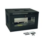 Tripp Lite SRW6UG Gabinete Smartrack 6U de bajo perfil con ajuste de profundidad, instalación en pared y ventana de acrílico transparente, SKU SRW6UG