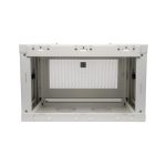 Gabinete Tripp Lite SRW6UW Smartrack de 6U de bajo perfil con ajuste de profundidad para montaje en pared, color blanco