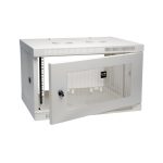 Gabinete Tripp Lite SRW6UW Smartrack de 6U de bajo perfil con ajuste de profundidad para montaje en pared, color blanco