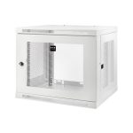 Gabinete Smartrack Tripp Lite de 9U de bajo perfil, blanco, para instalación en pared, SKU SRW9UDPW