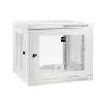 Gabinete Smartrack Tripp Lite de 9U de bajo perfil, blanco, para instalación en pared, SKU SRW9UDPW