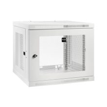 Gabinete Smartrack Tripp Lite de 9U de bajo perfil, blanco, para instalación en pared, SKU SRW9UDPW
