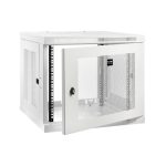 Gabinete Smartrack Tripp Lite de 9U de bajo perfil, blanco, para instalación en pared, SKU SRW9UDPW