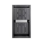 Gabinete para cableado estructurado Tripp Lite SRWF6UMOD de 3U, bajo perfil y profundidad de switch para instalación vertical con soportes de equipo ajustables. SKU: SRWF6UMOD.