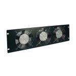 Tripp Lite Panel de Ventilador de 3U con 3 ventiladores de alto rendimiento, 315 CFM, alimentación C14. SKU: SRXFAN3U.